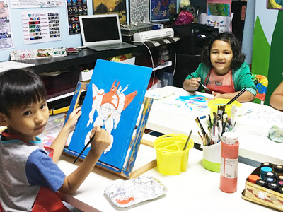 Kids with Creative Work
